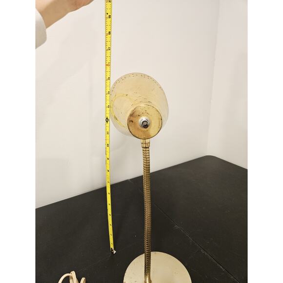 Vintage Brass Desk Table Lamp Bedside, MCM - Picture 6 of 6
